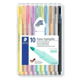 Caneta Marca Texto Fino Staedtler Textsurf Estojo 10 Cores