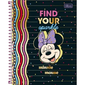 Caderno Tilibra Capa Dura Colegial 80 Fls. Minnie Sortido