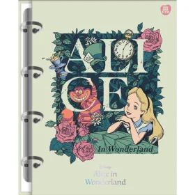 Caderno Argolado Colegial São Domingos Animativa Alice 160 Fls.