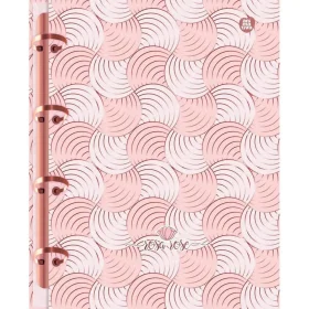 Caderno Argolado Colegial São Domingos Animativa Rosa Rose