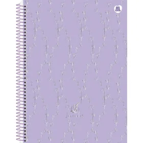 Caderno São Domingos Animativa Capa Dura Universitário 80 Fls. Lavender Sortido