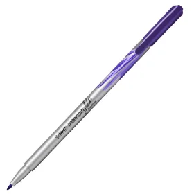 Caneta BIC Intensity Traco Médio 1.0 Roxa