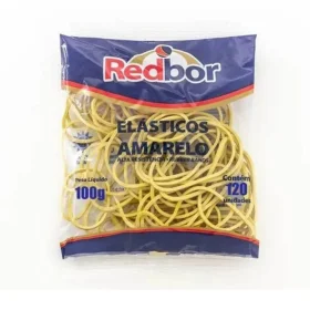 Elástico Redbor Amarelo N18 100G