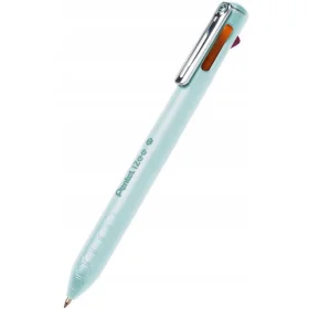 Caneta Esferográfica Pentel Izee 4 Cores Azul Claro 0.7mm