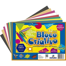Livro Bloco Romitec Criativo 8 Cores A3 120Gm2 + 32 Fls.