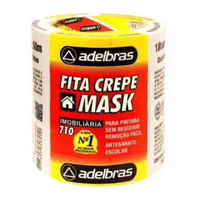 Fita Crepe Adelbras 710 18mm x 50m 6 Un