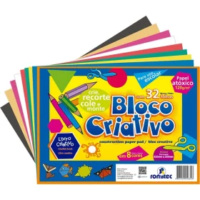 Livro Romitec Criativo 8 Cores Estudante 32 Fls. A4