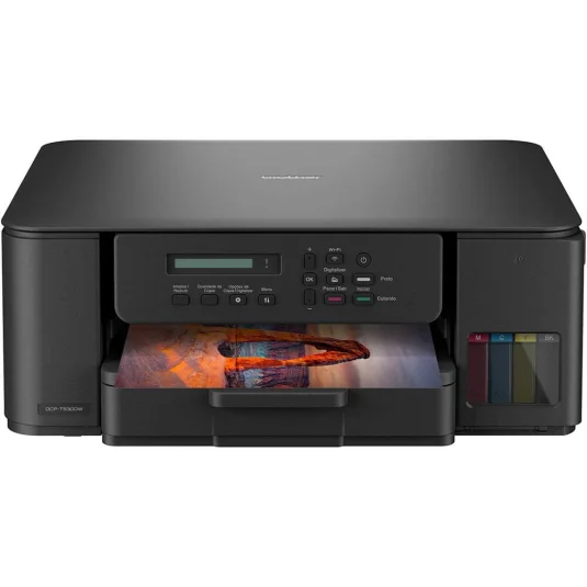 Multifuncional Color Tanque de Tinta Brother DCP-T530DW, Wi-Fi, Duplex, Bivolt - Substituta DCPT520W
