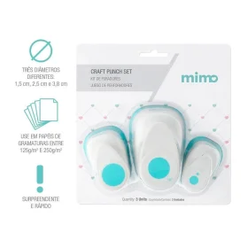 Kit de Furadores de Círculos Mimo 3 Un.