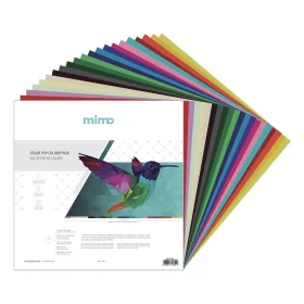 Papel Color Pop Kit Colibri Mimo 30.5cm X 30.5cm 180Gr 100 Fls.