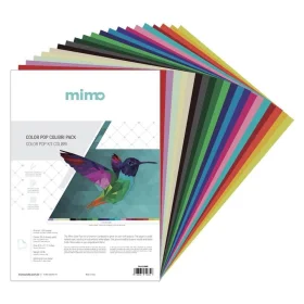 Papel Color Pop Kit Colibri Mimo A4 180Gr 100 Fls.