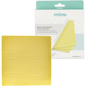 Fita Banana Adesiva Dupla Face Picotada Mimo 1cm X 1cm 1156 Peças