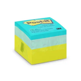 Bloco de Notas Adesivas Post-it® Cubo Verde 47,6mm x 47,6mm 400 Fls