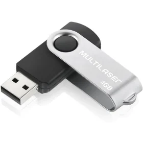 Pen Drive 4Gb Twist 2 Preto Pd586 Multilaser