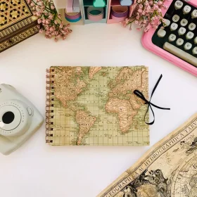 Scrapbook Buendia Mapa Mundi 19cm X 19cm 30 Fls.
