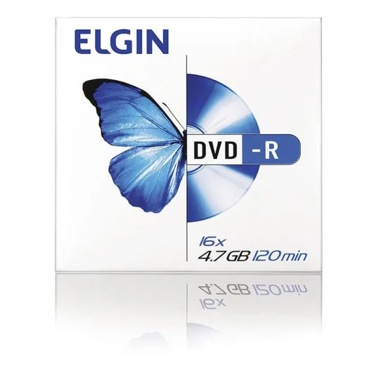 DVD-R 4,7 Gb 120 Min Envelopado Elgin