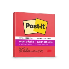 Bloco de Notas Super Adesivas Post-it® Telha 76mm x 76mm 90 Fls