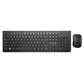 Kit Teclado e Mouse Slim Sem Fio Preto Tc212 Multilaser