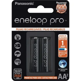 Pilha Panasonic Eneloop Pro Recarregável Pequena AA 2 Un.