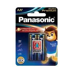 Pilha Panasonic Evolta Alcalina Premium Pequena AA 2 Un.