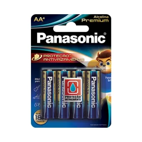 Pilha Panasonic Evolta Alcalina Premium Pequena AA 4 Un.