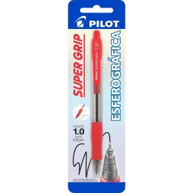 Caneta Esferográfica Super Grip 10R Vermelha 1.0mm Pilot