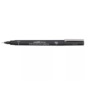 Caneta Nanquim Uni Pin Uni-Ball 0.4 Preta