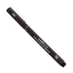 Caneta Nanquim Uni Pin Uni-Ball 0.5 Preta