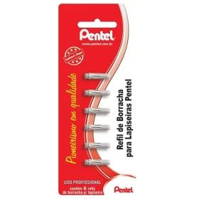 Borracha Refil para Lapiseira P200 6 Un. Pentel