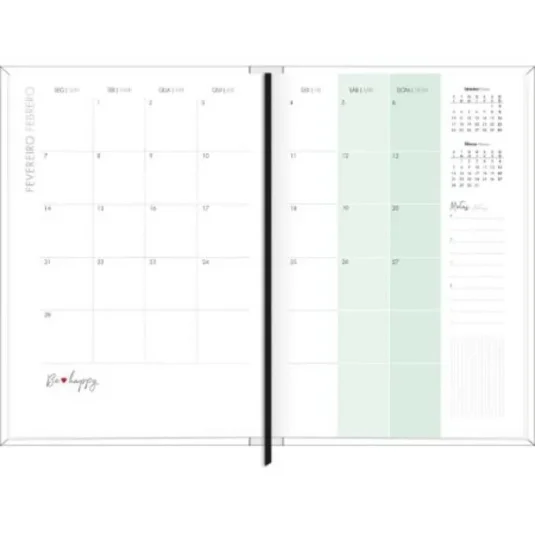 Planner 2023 Tilibra West Village Capa Dura Costurada