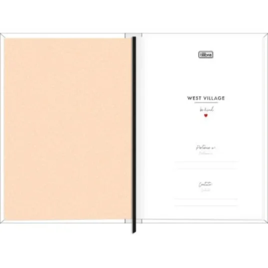 Planner 2023 Tilibra West Village Capa Dura Costurada