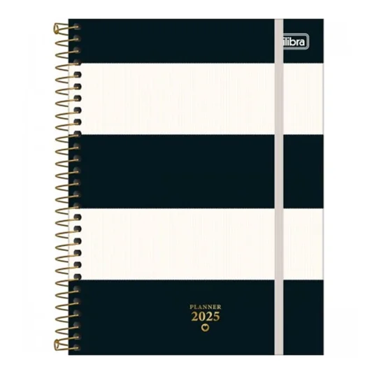 Planner 2025 West Village Capa Dura Espiral Tilibra