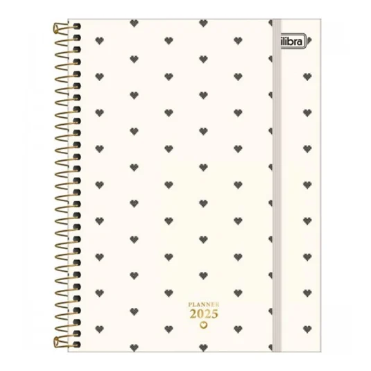 Planner 2025 West Village Capa Dura Espiral Tilibra