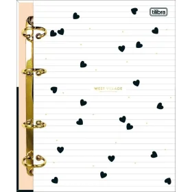 Caderno Argolado Cartonado Colegial 160 Fls West Village Tilibra