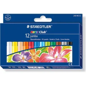 Giz Pastel à Óleo Staedtler Noris Club 12 Cores