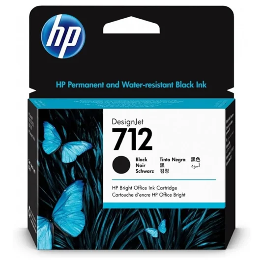 Cartucho de Plotter HP 712 3ED70A Original Preto