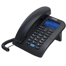 Telefone Com Fio Intelbras Com Identificador Preto