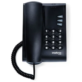Telefone Com Fio Intelbras Preto Pleno