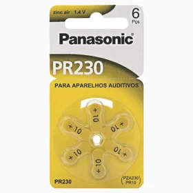 Bateria Auditiva Panasonic Zinco Ar 1,4V 63Mah 6 Un.