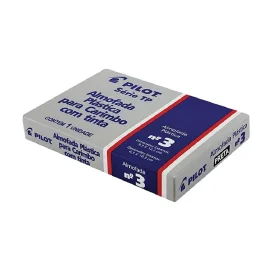 Almofada Para Carimbo Pilot Nº3 Preta Tampa Serie TP