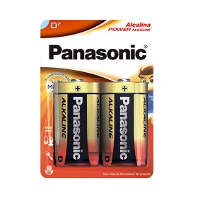 Pilha Panasonic Alcalina D Grande 2 Un.