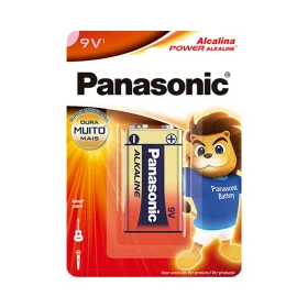 Bateria Panasonic Alcalina 9V