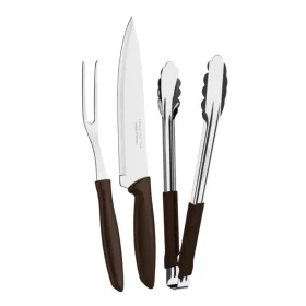 Kit para Churrasco Plenus Marrom 3 Peças Tramontina