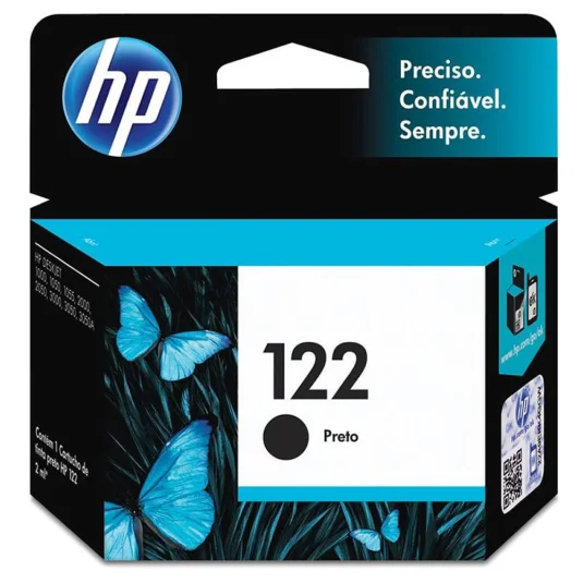 Cartucho de Tinta HP 122 Preto Original CH561HB