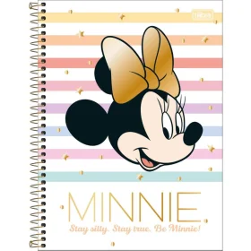 Caderno Universitário Minnie 160 Fls Tilibra Sortido