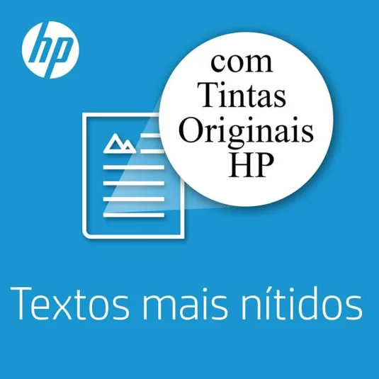 Cartucho de Tinta HP 664 Preto Original F6V29AB