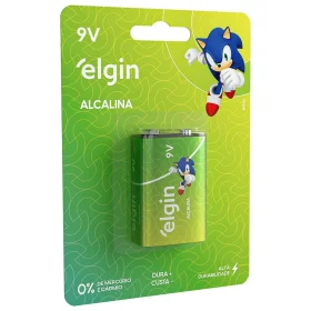Bateria Elgin Alcalina 9V