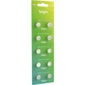 Bateria Elgin Alcalina Litio LR44 10 Un.