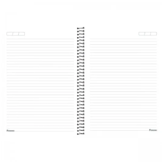Caderno Espiral Foroni 4 Elementos 80 Fls