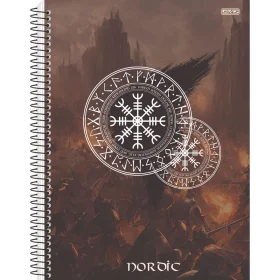 Caderno São Domingos Capa Dura Universitário 80 Fls Nordic 80 Fls Sortido